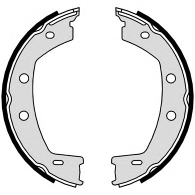 S44508 BREMBO (Германия) Колодки тормозные барабанные S44508 BREMBO