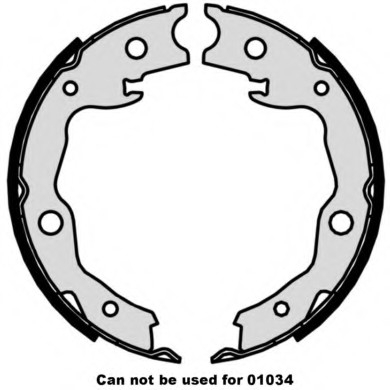 S56545 BREMBO (Германия) Колодки гальмівні барабанні S56545 BREMBO