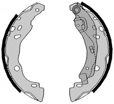 S68525 BREMBO (Германия) Колодки тормозные барабанные S68525 BREMBO