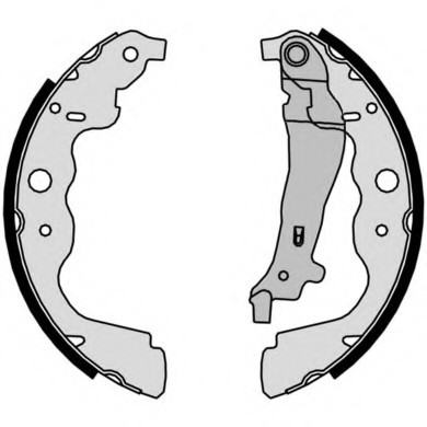 S68546 BREMBO (Германия) Колодки тормозные барабанные S68546 BREMBO