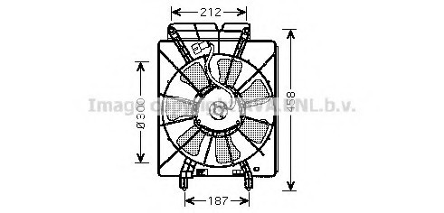 HD7533 AVA COOLING Вентилятор охлаждения двигателя HD7533 AVA
