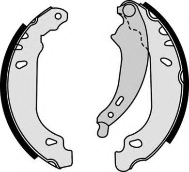 S68524 BREMBO (Германия) Колодки торм.бараб.[180х42] S68524 BREMBO