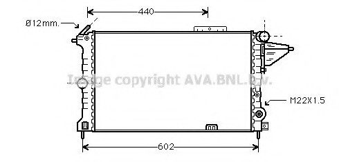 Фото радиатор охлаждения двигателя OLA2119 AVA OLA2119 AVA COOLING OLA2119 AVA COOLING Радиатор охлаждения двигателя OLA2119 AVA