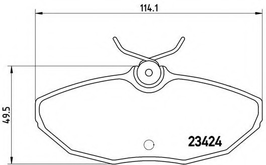 P36013 BREMBO (Германия) Колодки гальмівні дискові P36013 BREMBO