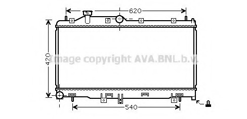 SU2065 AVA COOLING РАДИАТОР, Охлаждение ДВИГАТЕЛ SU2065 AVA