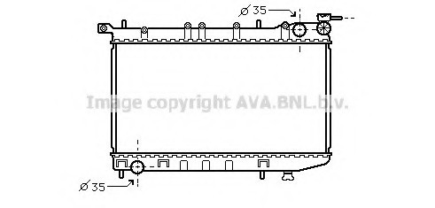 DN2174 AVA COOLING РАДИАТОР, Охлаждение ДВИГАТЕЛ DN2174 AVA