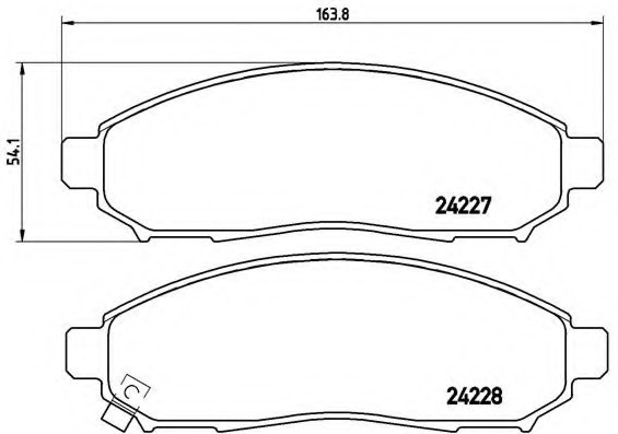 P56059 BREMBO (Германия) Колодки тормозные p56059 P56059 BREMBO