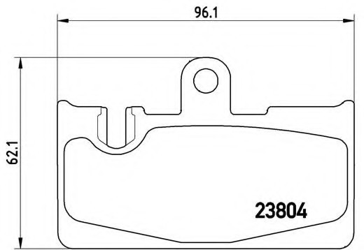 P83059 BREMBO (Германия) Колодки тормозные p83059 P83059 BREMBO