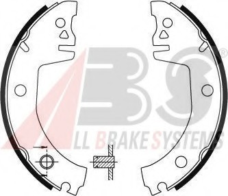 8911 ABS Комплект тормозных колодок 8911 A.B.S.