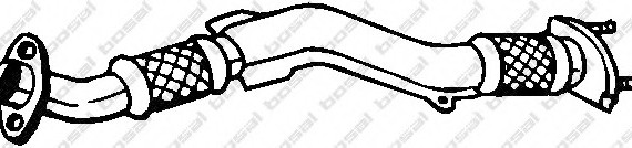 Фото труба глушителя приемная 750139 BOSAL 750139 BOSAL,Bosal Benelux N.V. 750139 BOSAL,Bosal Benelux N.V. Труба глушителя приемная 750139 BOSAL
