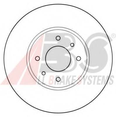 16924 ABS Диск тормозной RENAULT CLIO/KANGOO/MEGANE передн. вент. (пр-во ABS)