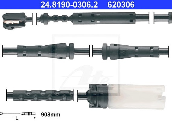 Датчик износа колодок 24819003062 ATE