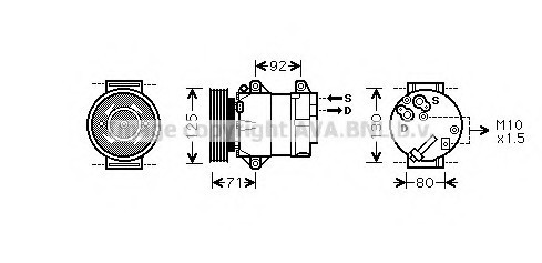 RTAK103 AVA COOLING Компресор