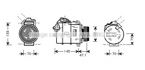 BWAK306 AVA COOLING Компресор