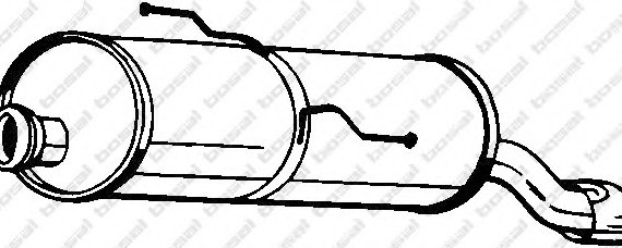 Задня частина глушника 190359 BOSAL