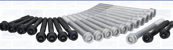 Фото комплект гвинтів голівки циліндра 81037000 AJUSA 81037000 AJUSA Комплект гвинтів голівки циліндра