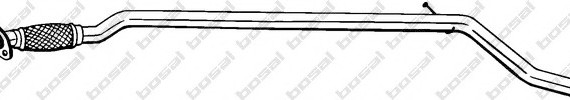 Фото труба выхлопного газа 900027 BOSAL 900027 BOSAL,Bosal Benelux N.V. 900027 BOSAL,Bosal Benelux N.V. Труба выхлопного газа 900027 BOSAL