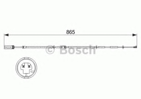 1987473519 BOSCH Датчик тормозной 1987473519 BOSCH