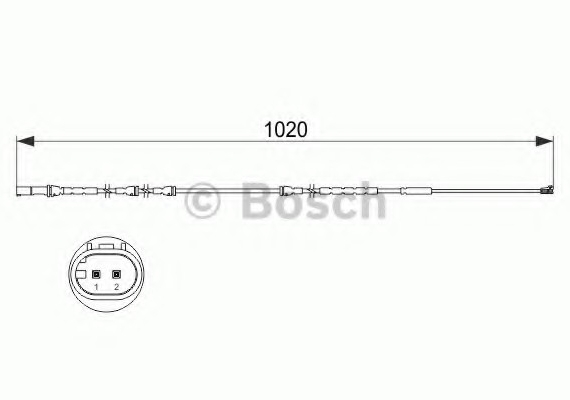 1987473510 BOSCH Датчик гальмівний 1987473510 BOSCH