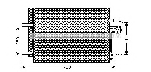 FDA5428D AVA COOLING Радіатор кондиціонера FDA5428D AVA