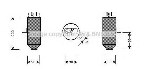 BWD217 AVA COOLING Осушитель кондиционера BWD217 AVA