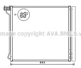 BW5474D AVA COOLING Радиатор кондиционера BW5474D AVA