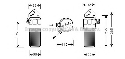 Фото осушитель кондиционера AID260 AVA AID260 AVA COOLING AID260 AVA COOLING Осушитель кондиционера AID260 AVA