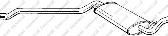Глушитель сред.часть 283015 BOSAL
