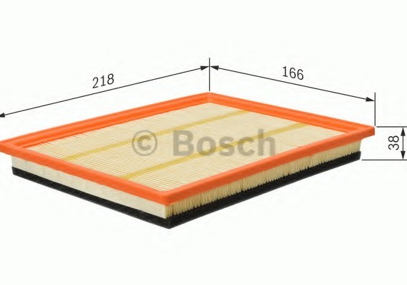 F026400177 BOSCH Повітряний фільтр F026400177 BOSCH