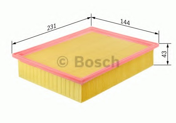 F026400037 BOSCH Повітряний фільтр BOSCH