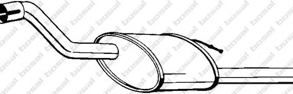 154313 BOSAL,Bosal Benelux N.V. Глушник зад. 154313 BOSAL