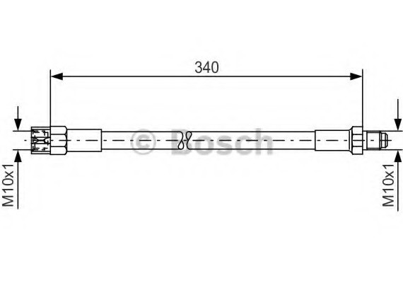 1987476129 BOSCH Гальмівний шланг BOSCH