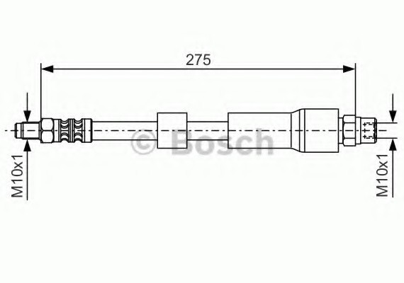 1987476174 BOSCH Тормозной шланг 1987476174 BOSCH