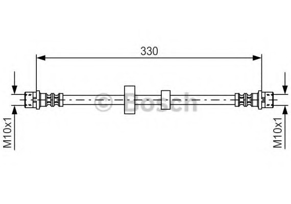 1987476411 BOSCH Гальмівний шланг 1987476411 BOSCH