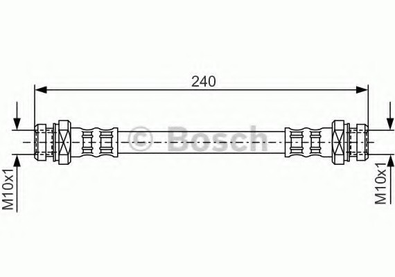 1987476395 BOSCH Тормозной шланг 1987476395 BOSCH