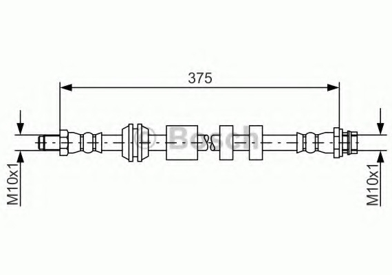 Фото тормозной шланг 1987481563 BOSCH 1987481563 BOSCH 1987481563 BOSCH Тормозной шланг 1987481563 BOSCH