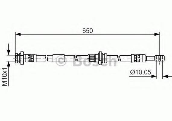 1987481476 BOSCH Тормозной шланг 1987481476 BOSCH