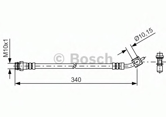 1987481423 BOSCH Тормозной шланг 1987481423 BOSCH