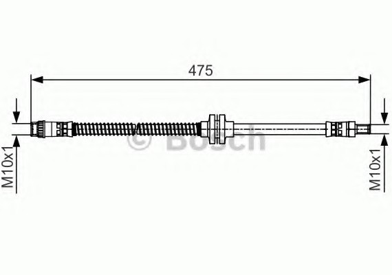 Фото шланг тормозной 1987481496 BOSCH 1987481496 BOSCH 1987481496 BOSCH Шланг тормозной 1987481496 BOSCH