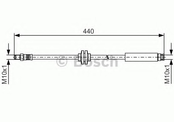 1987481484 BOSCH Тормозной шланг 1987481484 BOSCH
