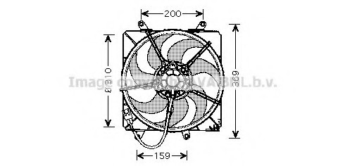 TO7506 AVA COOLING Вентилятор охл.двиг. TO7506 AVA