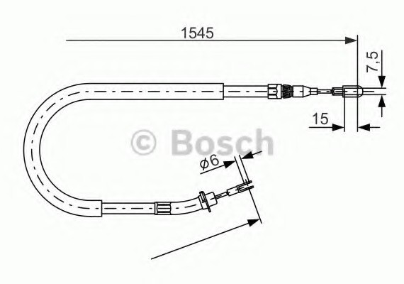 Гальмівний трос BOSCH