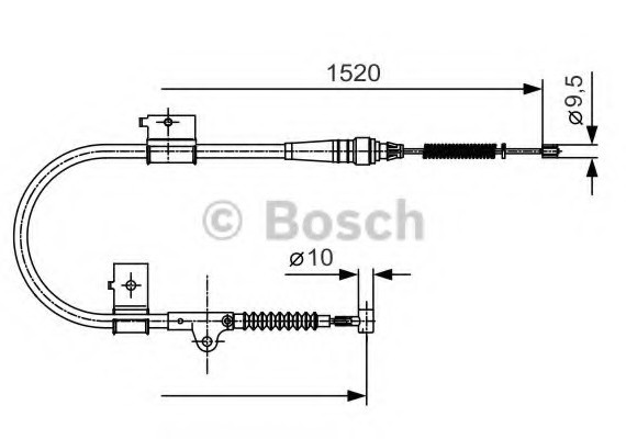 1987482051 BOSCH Гальмівний трос BOSCH