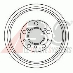 3231S ABS Гальмівний барабан задн. Ducato/Talento/Jumper/C25/C35/Boxer/J5/A3/AR Series 73-