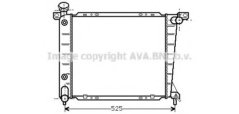 FD2199 AVA COOLING Радиатор охлаждения FD2199 AVA