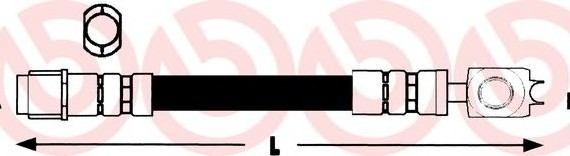 T85026 BREMBO (Германия) Тормозной шланг T85026 BREMBO
