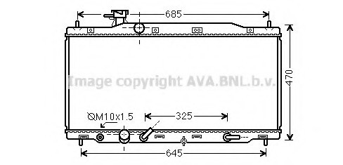 HD2226 AVA COOLING Радиатор [733х400] HD2226 AVA