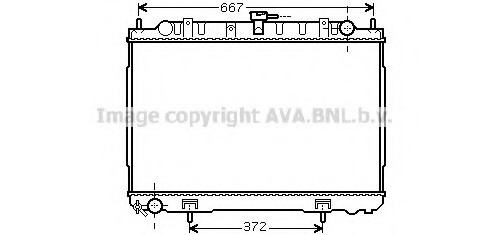 DN2241 AVA COOLING Радиатор [690x450] DN2241 AVA