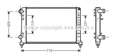 FTA2262 AVA COOLING Радиатор основной FTA2262 AVA