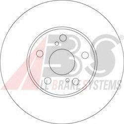 17508 ABS Диск торомозной 17508 A.B.S.